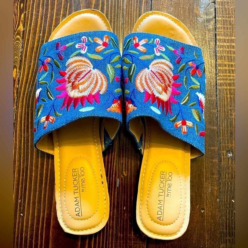 Adam Tucker Shoes | Adam Tucker for Me Too Niko Embroidered
